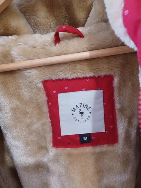 Srdíčková zimní bunda parka, m