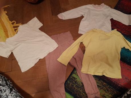 Mix balík na holku, trika a kalhoty, 86–98