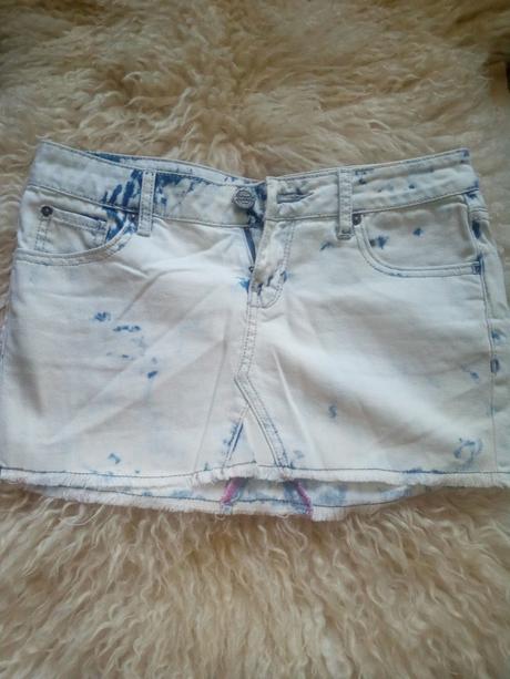 Riflová sukně amisu jeans,vel.xs, amisu,34