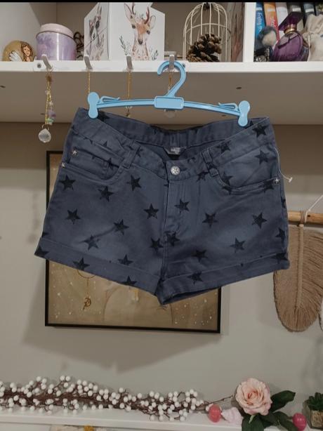 Krátké kraťasy šortky lindex s hvězdičkami 170/xs, lindex,176