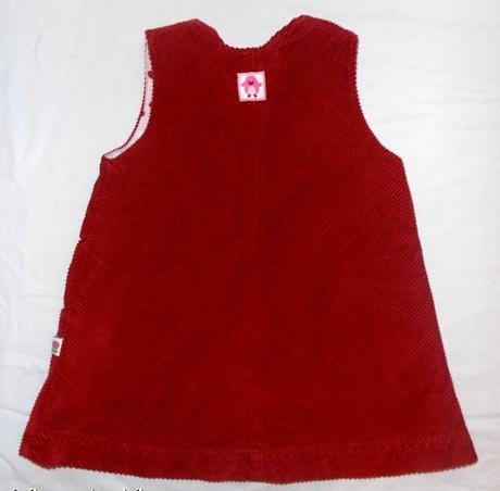 209.manšestrové šatičky 6-9 měs., h&m,74