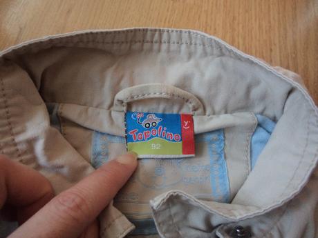 Podšitá bavlnou bundička č.276, topolino,92