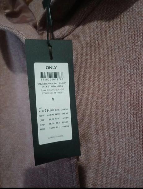 Jarní kabátek only, only,xs