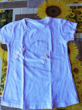 Tričko se srdcem, vel. 8-9 let., 128