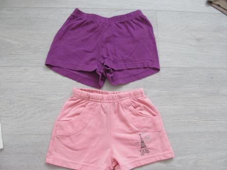 Dívčí kraťasy fialové, růžové eiffelova, v. 86/92, lupilu,86