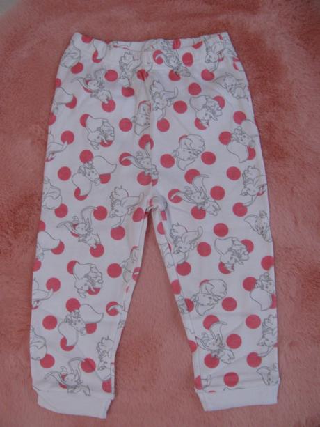 Pyžamové kalhoty-slon bimbo, disney,92