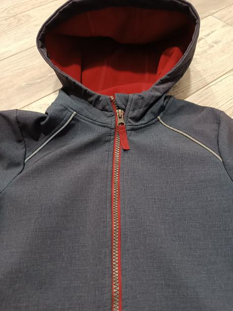 Modrá unisex bunda 128, topolino,128