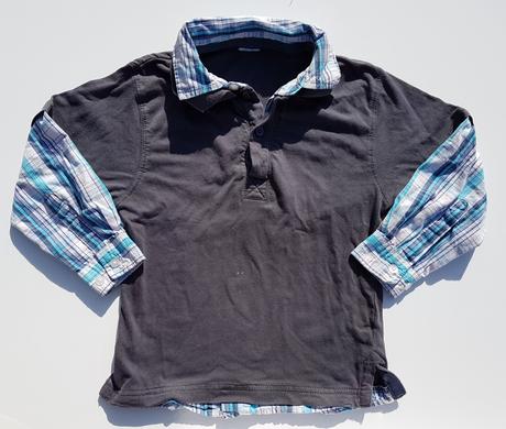 F362 chlapecké triko s dvojitými rukávy vel. 104, 104