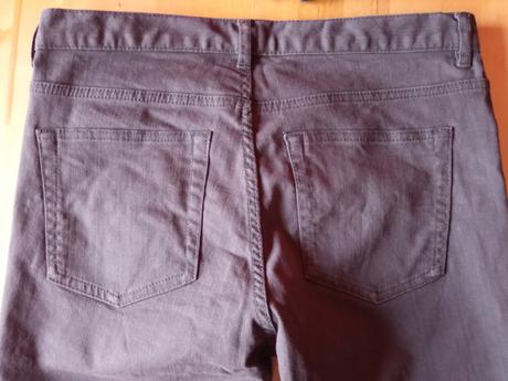 Tmavě šedé rifle s trikem s dlouhým rukávem, h&m,l