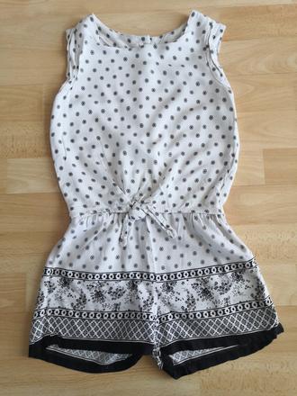 Šortkový overal h&m vel. 116, h&m,116