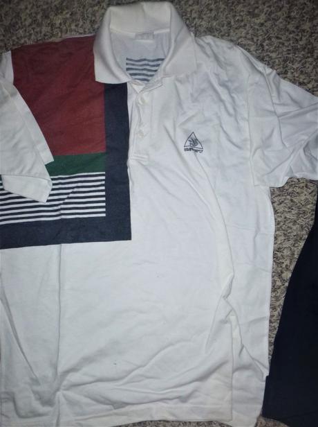 Dvě trika s límečkem vel.xl-xxl - cena za obě, xl