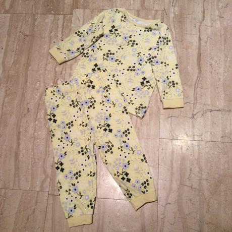 Květinkové bavlněné pyžamo, george,80