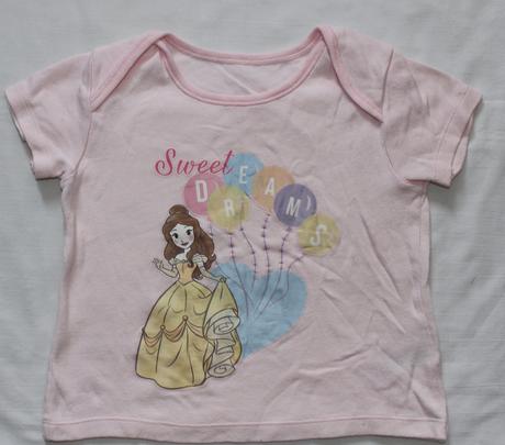 W487. tričko s princeznou 1,5-2 roky, disney,92