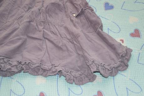 Fialové šaty s kanýry, next,98