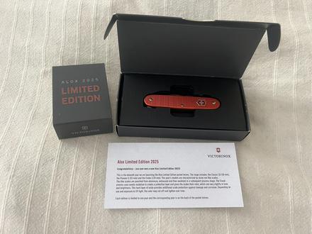 Victorinox pioneer x alox limited edition 2025, 