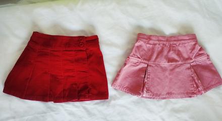 2x sukýnka / sukně manchester / bavlna, next,92