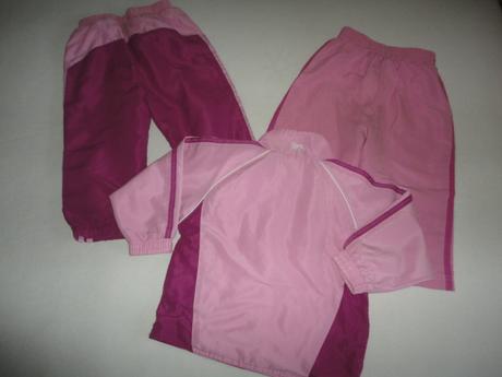 Set 2x kalhoty, bunda, lonsdale, vel. 18-24 m, 86–98
