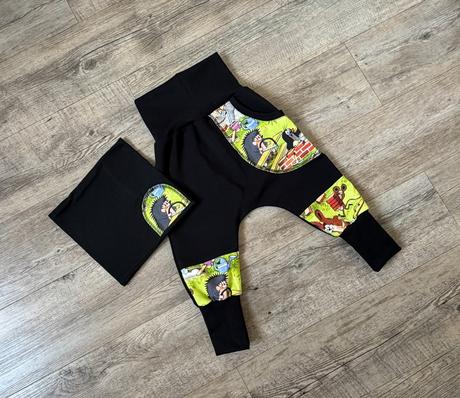 Tepláčky harémky krtek s tunelem na krk, 86