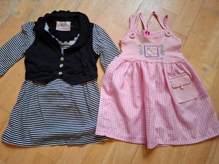 2x šaty vel 86, 86
