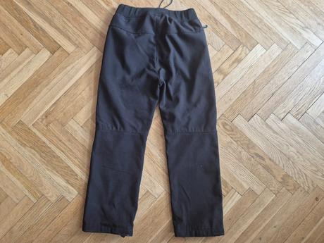 2x zateplené softshellové kalhoty, 122
