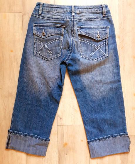 3/4 džínové kalhoty - vel. 38 - zn. ca, c&a,s