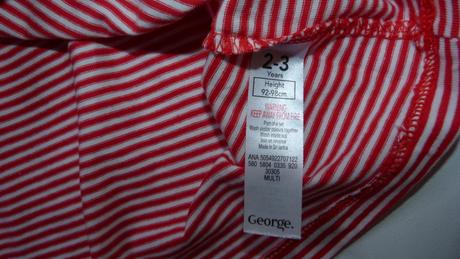 George pruhované šatičky vel.98, george,98