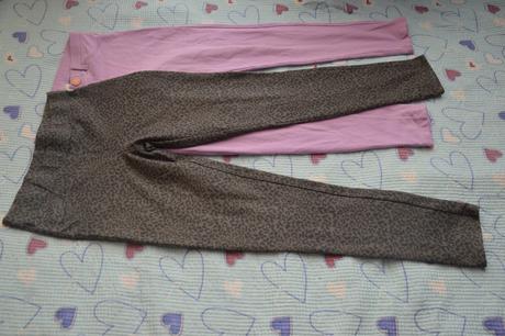 2x silnější legíny, džegíny, 140