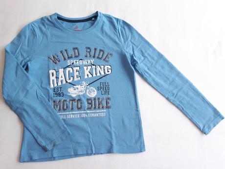 Modré triko 122-128, pepperts,128