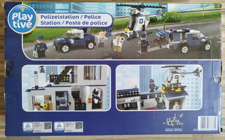 Stavebnice playtive "lego"- policejní stanice,