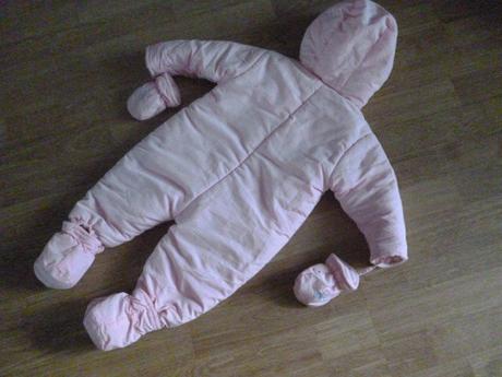 Zimní kombinéza s rukavičkama vel.0-3 m, 62