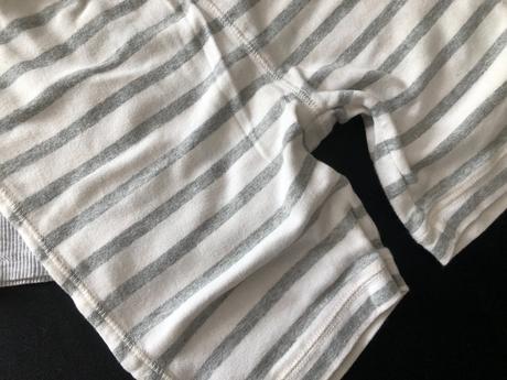 Vel. 140 šedobílý pyžamový komplet, 140