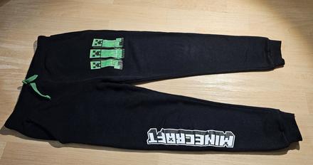 Tepláky černé minecraft sinsay vel.134, sinsay,134