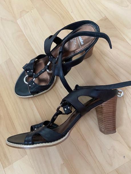 Sexy kožené sandálky zn.baťa - top stav, baťa,40