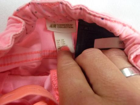 Kalhoty 3/4 hm vel. 128, h&m,128