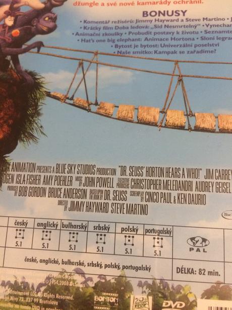 Dvd horton, 