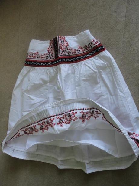 V top stavu delší sukeň george, vel. 5/6 let, george,116