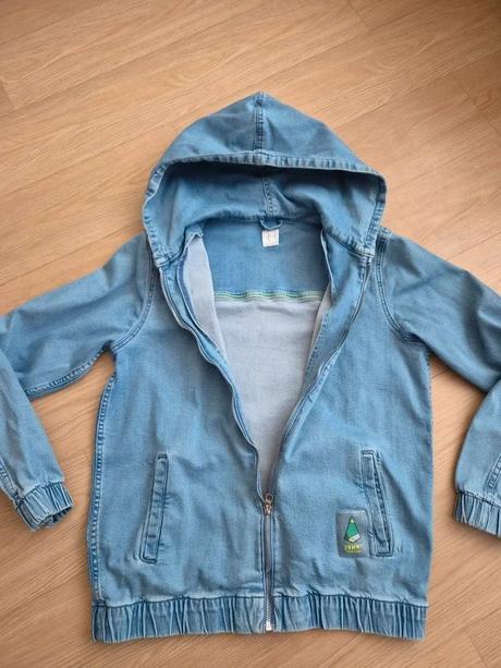 Tenká džínová bunda zara, vel. 152/158, zara,152