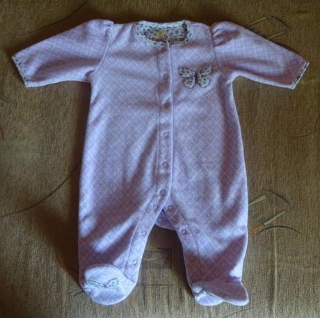 Fleesový overál s motýlkem, vel. 6m, 74