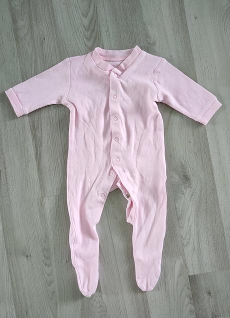 Růžový overal vel. 62, tesco,62