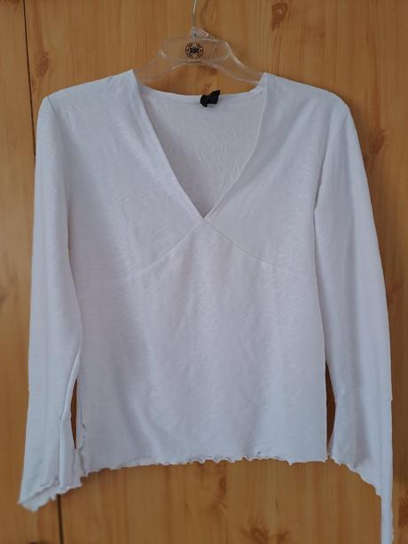 Elegantní bílá halenka, m