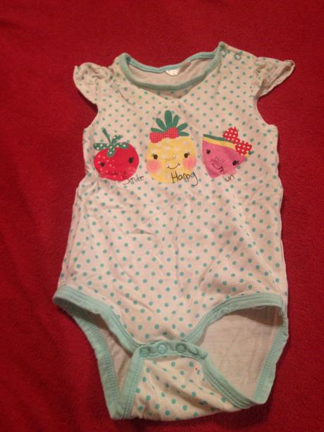 Dívčí body puntíky a ovoce, 80