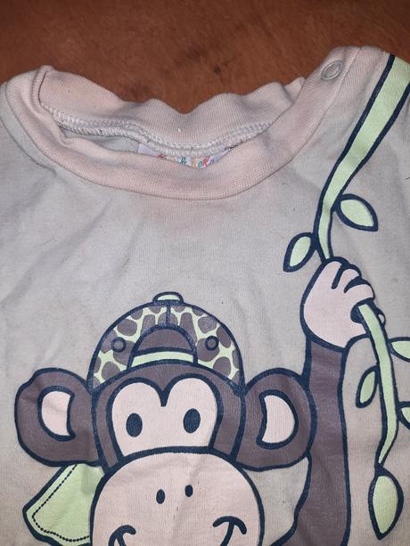 Dětský letní overal opička vel. 80 - 86, kiki&koko,80