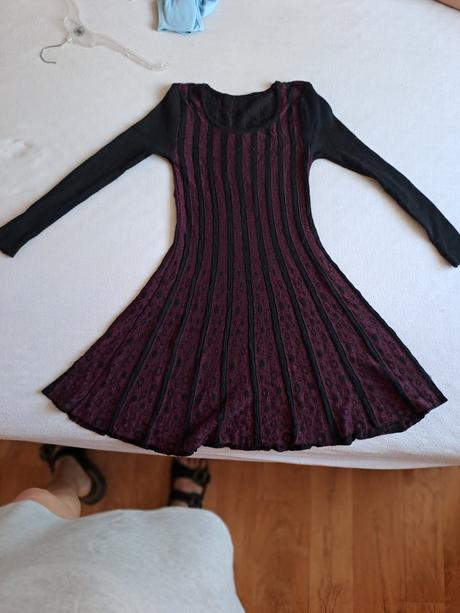 Dámské svetrové šaty, vel. m, m