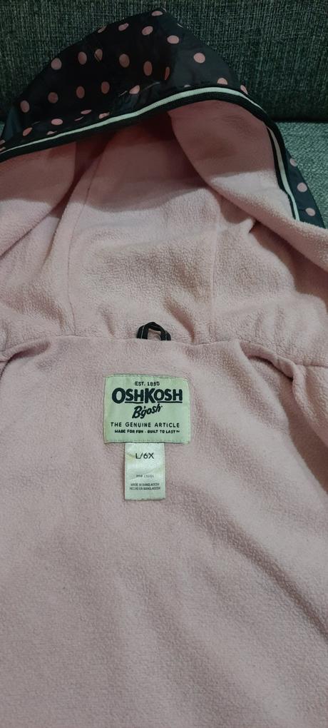 Dívčí lehká bunda, vel. cca 122, značky oshkosh., oshkosh,122
