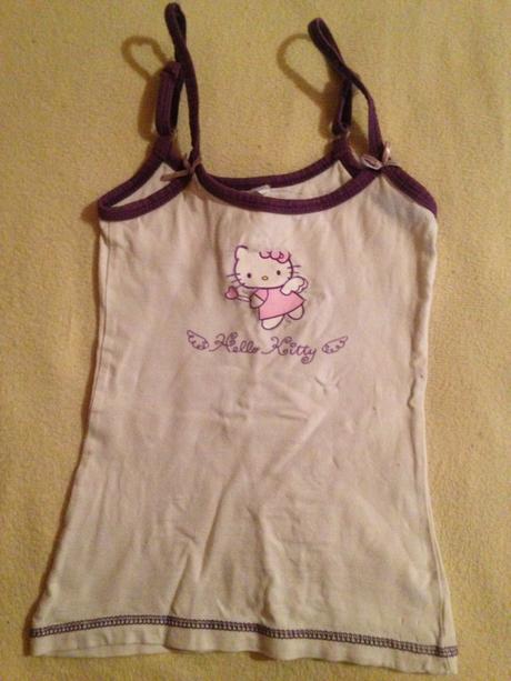 Dívčí tílko hello kitty vel. 92 - 98, disney,92