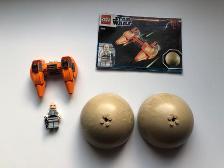 Lego star wars 9678 vznášedlo twin-pod cloud a bes, 