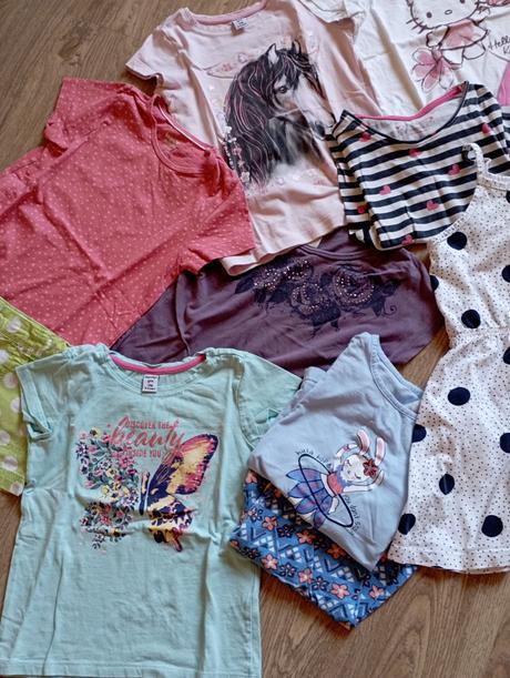 Letní sada pro holku vel. 110/116, 104–116