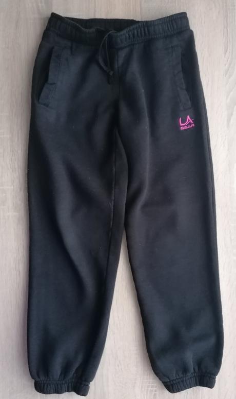 Černé tepláky la gear vel. 134 - 140, l.a. gear,134