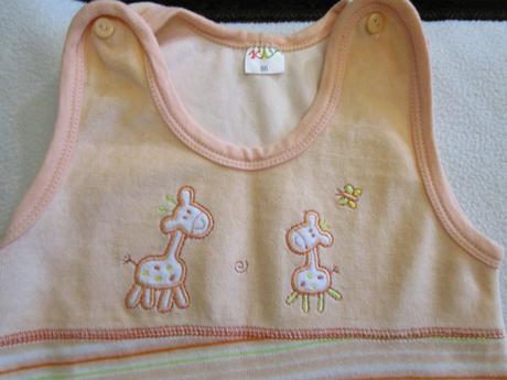 Téměř nové, krásné oranžové sametové dupačky, v.80, 80