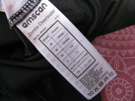 Maškarní kostým - šaty zombie,